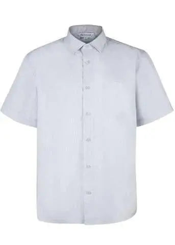 Aussie Pacific Men's Belair Short Sleeve Shirt 1905S Corporate Wear Aussie Pacific Silver XXS